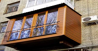 Внешняя отделка балкона Железногорск цена от 1040 руб. м/2.