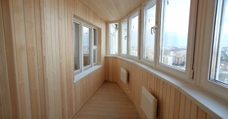Внутренняя отделка лоджии Железногорск, цена от 208 руб. м2